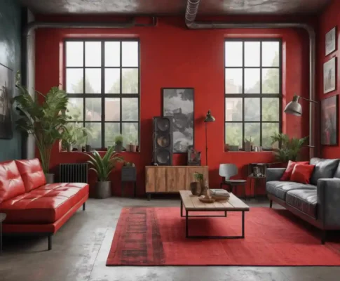 Combinación de colores que te harán amar el rojo otra vez