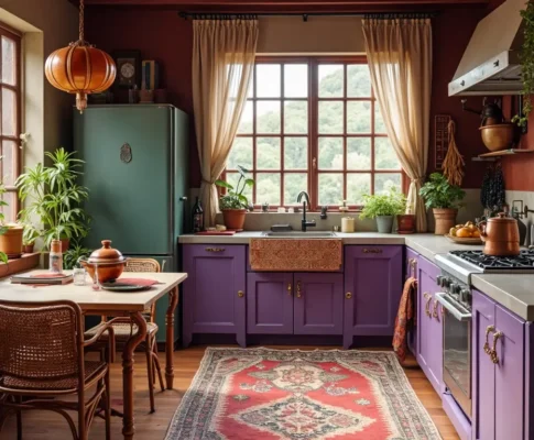Combinaciones con verde, rosa, morado y turquesa que sorprenden