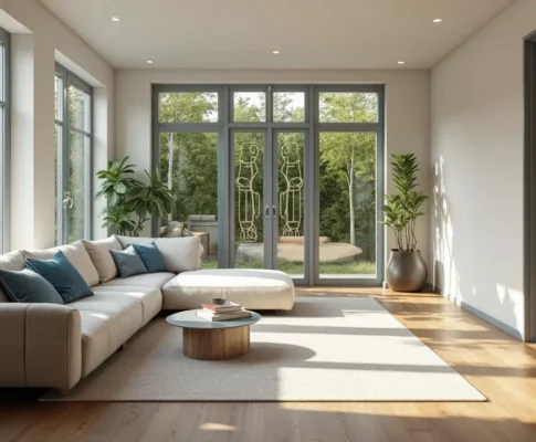 Puertas, ventanas, colchón y sofás: la fórmula de la decoración completa