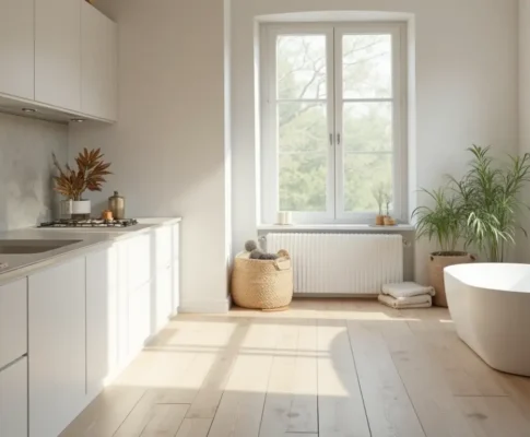 Cocinas nórdicas modernas con electrodomésticos que no se ven