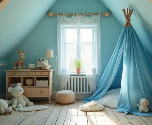 Crea espacios únicos con colores que combinan con azul