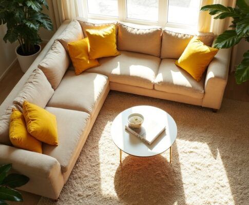 Logra un hogar perfecto con colores que combinan con verde y morado